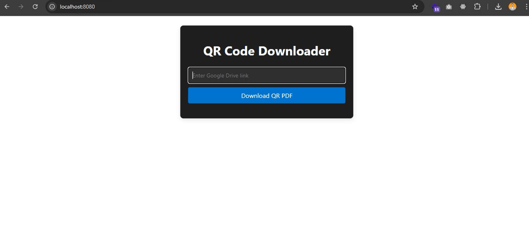 QR Code Downloader